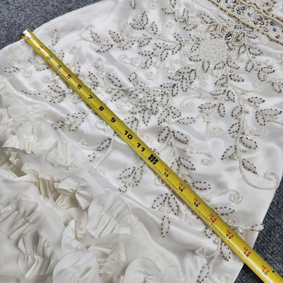 Sue Wong Ivory Floral Embellished Gown - Picture 13 of 16